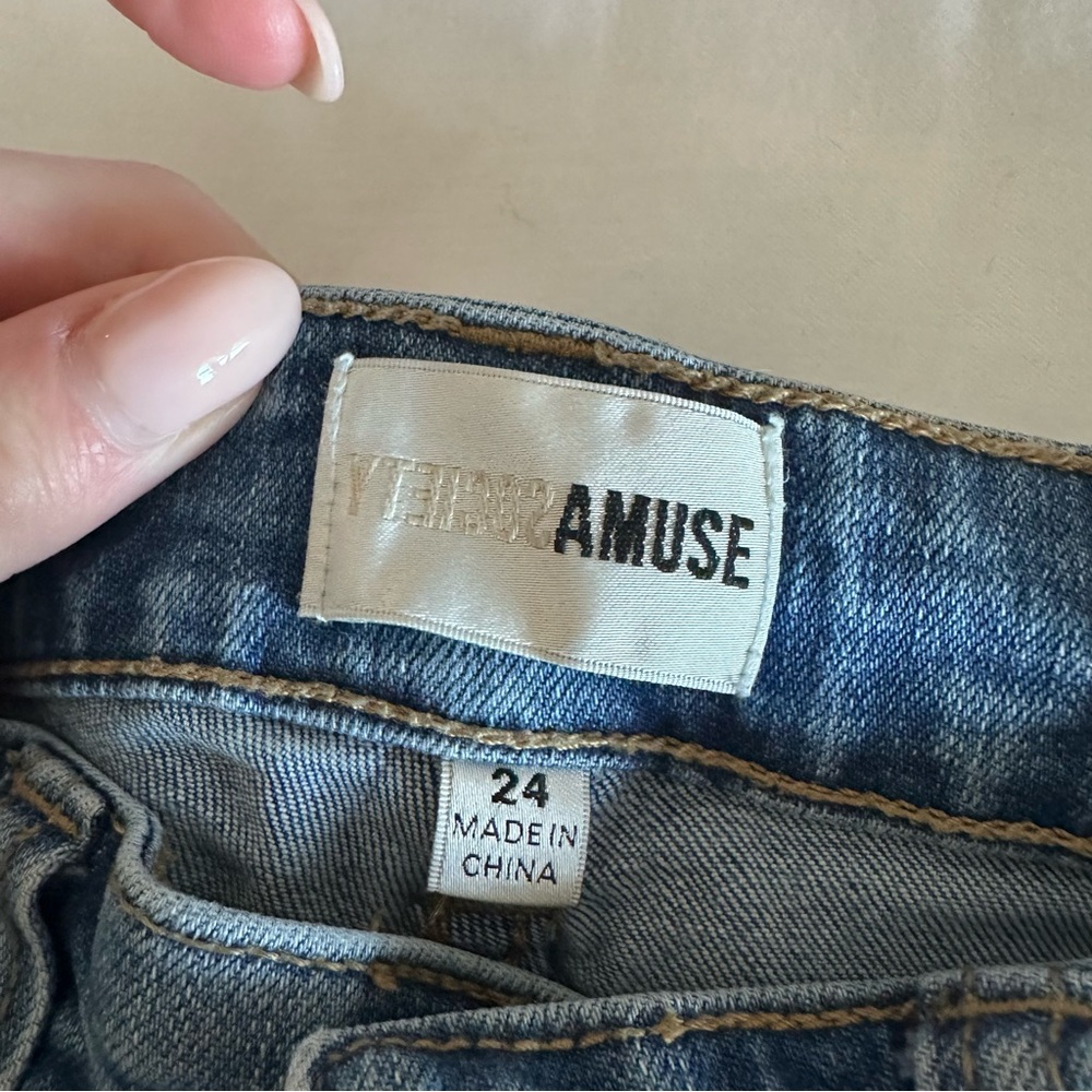 Mid Rise Boot Cut Jeans - Picture 2 of 5